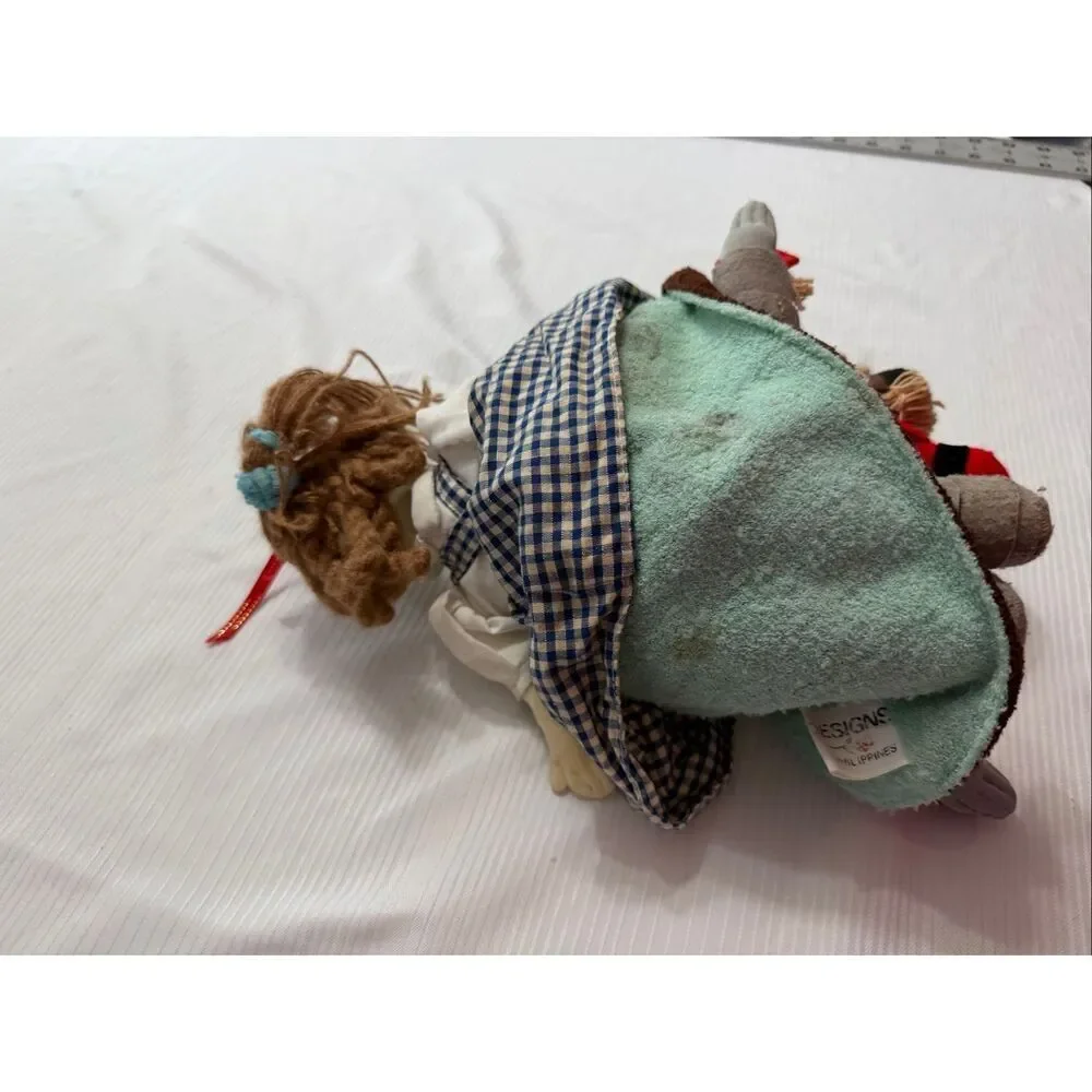 Wizard Of Oz Reversible Doll Plush Dorothy Tin Man Scarecrow VTG Topsy Turvy